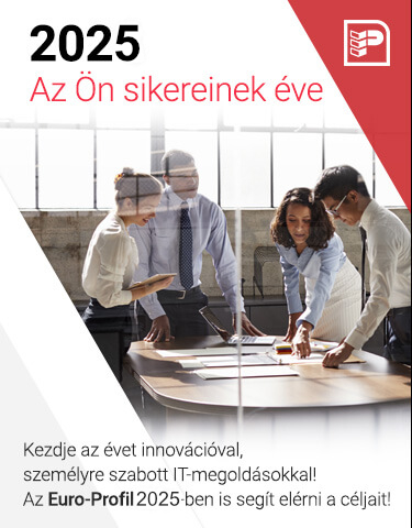 2025 az ön sikereinek éve. Kezdje az évet innovációval, személyre szabott IT-megoldásokkal! Az Euro-Profil 2025-ben is segít elérni a céljait!